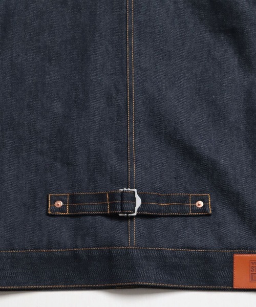 VISION STREET WEAR(ヴィジョンストリートウェア)の「Rigid Denim Jacket / リジットデニムジャケット(デニムジャケット・メンズ・ブラック/ネイビー・L)」の10枚目の写真