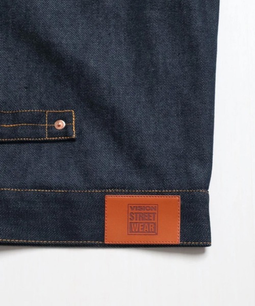 VISION STREET WEAR(ヴィジョンストリートウェア)の「Rigid Denim Jacket / リジットデニムジャケット(デニムジャケット・メンズ・ブラック/ネイビー・L)」の11枚目の写真