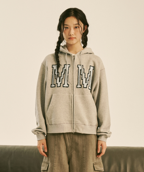 MMLG(エムエムエルジー)の「MM CRAFT HOOD ZIPUP (EVERY GREY)(パーカー・レディース・その他・SMALL/MEDIUM/LARGE/X-LARGE)」の1枚目の写真