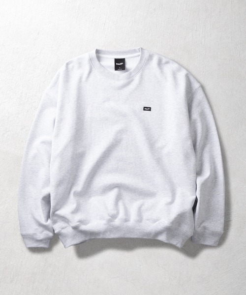 HUF(ハフ)の「huf eightynine FLEECE CREW(スウェット・メンズ・ブラック/アッシュグレー/オリーブ/ライトピンク・XXL/XL/L/M/S)」の3枚目の写真