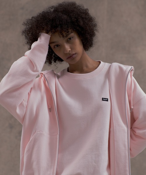 HUF(ハフ)の「huf eightynine FLEECE CREW(スウェット・メンズ・ブラック/アッシュグレー/オリーブ/ライトピンク・XXL/XL/L/M/S)」の15枚目の写真