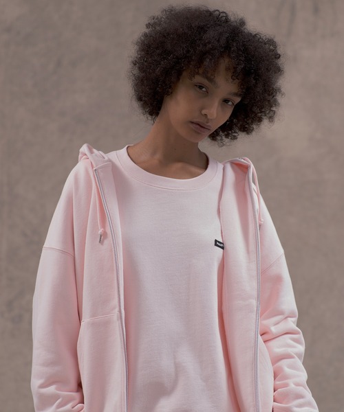 HUF(ハフ)の「huf eightynine FLEECE CREW(スウェット・メンズ・ブラック/アッシュグレー/オリーブ/ライトピンク・XXL/XL/L/M/S)」の16枚目の写真