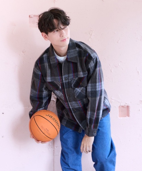 GLOBAL WORK(グローバルワーク)の「【BEVERLY HILLS POLO CLUB】UNISEX/シャギーチェックシャツ/685512(シャツ/ブラウス・メンズ・ブラウン/グレー/グリーン・SMALL/MEDIUM/LARGE)」の12枚目の写真