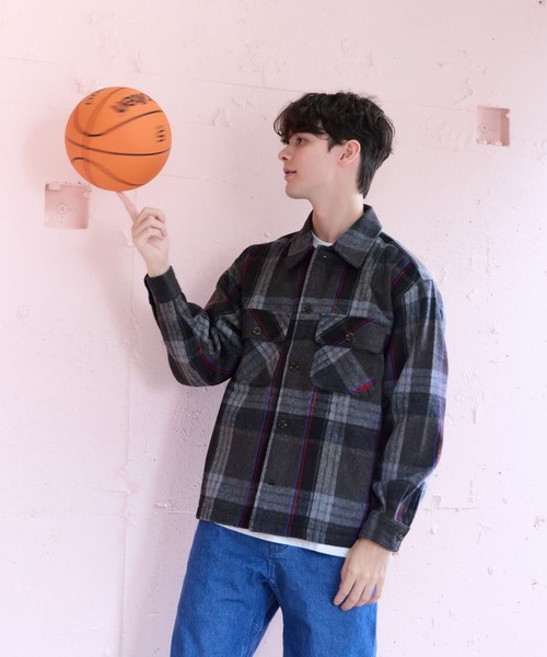 GLOBAL WORK(グローバルワーク)の「【BEVERLY HILLS POLO CLUB】UNISEX/シャギーチェックシャツ/685512(シャツ/ブラウス・メンズ・ブラウン/グレー/グリーン・SMALL/MEDIUM/LARGE)」の14枚目の写真