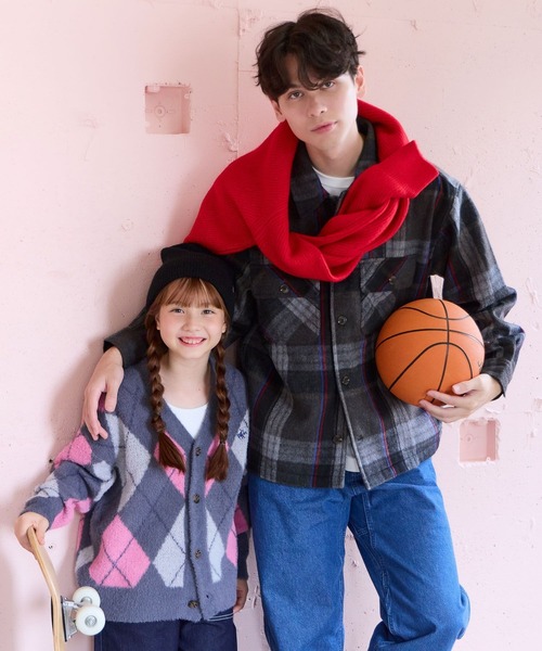 GLOBAL WORK(グローバルワーク)の「【BEVERLY HILLS POLO CLUB】UNISEX/シャギーチェックシャツ/685512(シャツ/ブラウス・メンズ・ブラウン/グレー/グリーン・SMALL/MEDIUM/LARGE)」の18枚目の写真