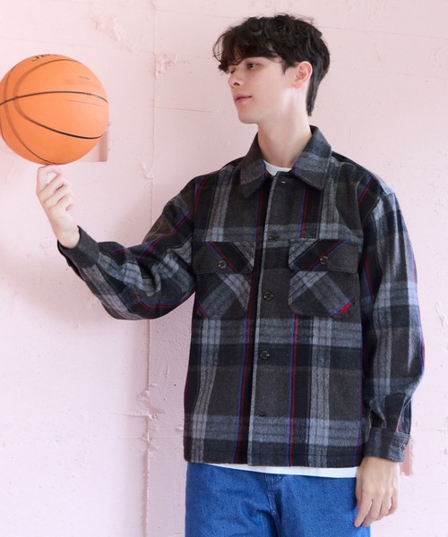 GLOBAL WORK(グローバルワーク)の「【BEVERLY HILLS POLO CLUB】UNISEX/シャギーチェックシャツ/685512(シャツ/ブラウス・メンズ・ブラウン/グレー/グリーン・SMALL/MEDIUM/LARGE)」の19枚目の写真