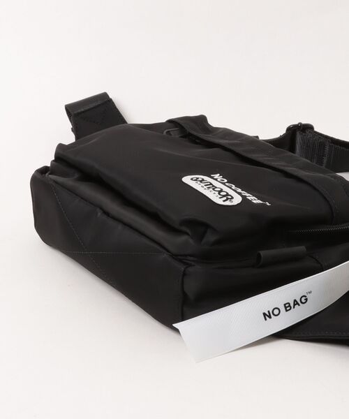 NO COFFEE(ノーコーヒー)の「【plug / プラグ】 × NO COFFEE × OUTDOOR PRODUCTS 2wayウエストバッグ(ボディバッグ/ウエストポーチ・メンズ・ブラック・FREE)」の5枚目の写真