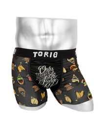 TORIO（トリオ）の「TORIO トリオ Only Dog Can Judge Me メンズ ボクサーパンツ（ボクサーパンツ）」
