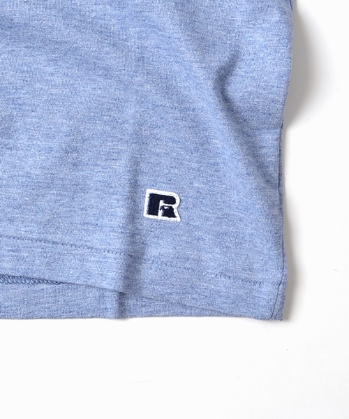 SHIPS(シップス)の「SC: RUSSEL ATHLETIC(ラッセル・アスレチック)×SHIPS 別注 プリント ショートスリーブ(半袖) Tシャツ■(Tシャツ/カットソー・メンズ・ホワイト/オリーブ/ブルー/ネイビー・SMALL/MEDIUM/X-LARGE/LARGE)」の13枚目の写真