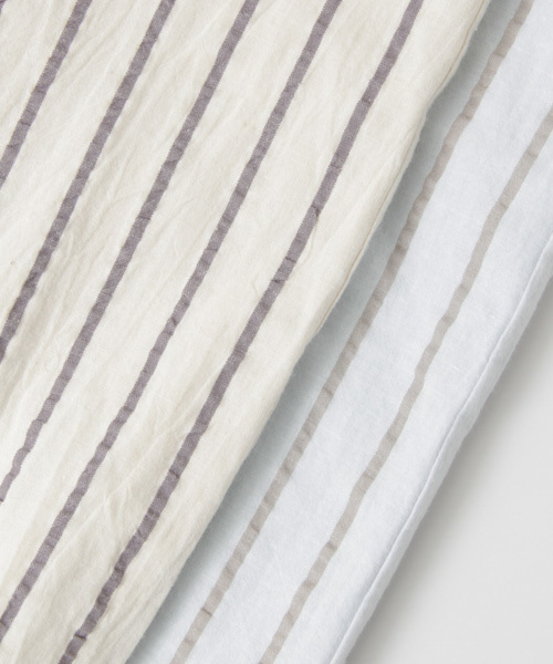 URBAN RESEARCH(アーバンリサーチ)の「UR ストライプイージーワイドパンツ(その他パンツ・レディース・サックスブルー/オフホワイト・FREE)」の6枚目の写真