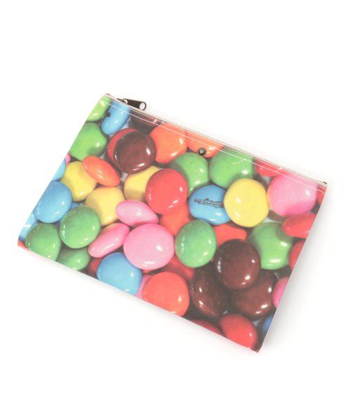 OLD BETTY'S（オールドベティーズ）の「W Face Canvas Clutch Pouch/ダブルフェイスキャンバスクラッチポーチ（クラッチバッグ・レディース・ウッド/マルチ・FREE）」の19枚目の写真