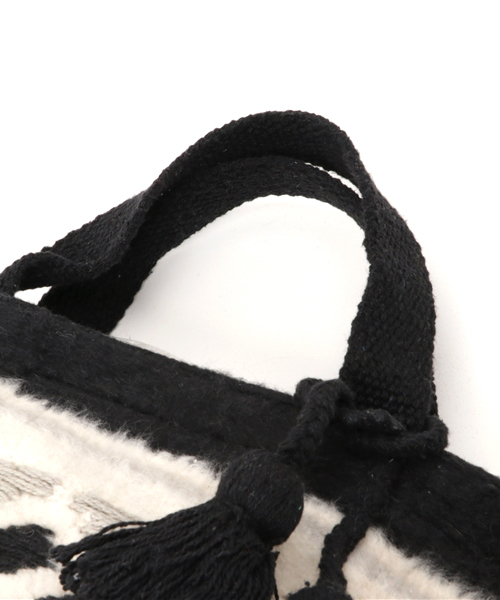 Lilas Campbell（リラキャンベル）の「【Lilas Campbell/リラキャンベル】LP RaisingTOTO Ethni/トートバッグ（トートバッグ・レディース・ワイン/ブラック・FREE）」の9枚目の写真