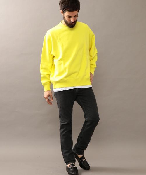 BEAUTY&YOUTH UNITED ARROWS(ビューティーアンドユースユナイテッドアローズ)の「BY ビッグ スウェット ◆(スウェット・メンズ・パープル/イエロー/ホワイト・LARGE/MEDIUM/SMALL/X-LARGE)」の6枚目の写真