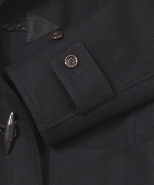 BEAUTY&YOUTH UNITED ARROWS（ビューティーアンドユースユナイテッドアローズ）の「by メルトン ダッフルコート ∴ ◆（ダッフルコート・メンズ・ブラック/ダークグレー・SMALL/MEDIUM/LARGE/X-LARGE）」の7枚目の写真