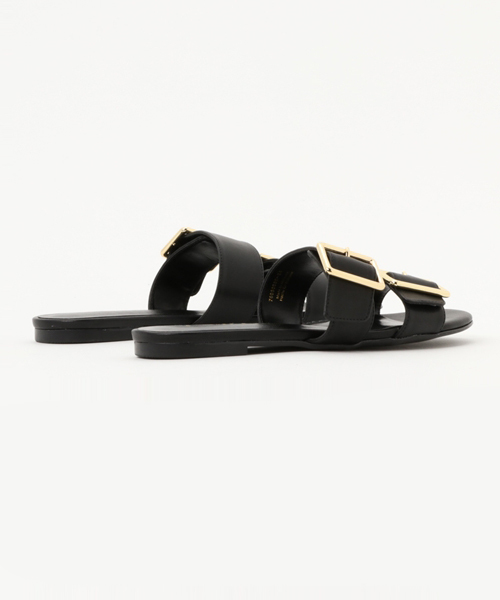 CHARLES & KEITH(チャールズ & キース)の「ダブルストラップフラット / DOUBLE-STRAP FLATS(サンダル・レディース・ゴールド/ブラック/ライトブラウン・24cm/23.5cm/22cm/24.5cm/23cm/22.5cm)」の6枚目の写真