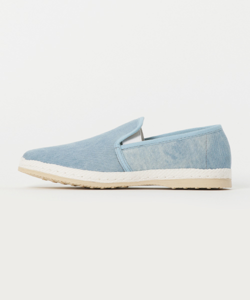 JACKROSE（ジャックローズ）の「メッシュ＆デニム2WAYスリップオン（スリッポン・メンズ・ホワイト/ブラック/サックスブルー・M/L）」の4枚目の写真