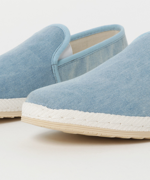 JACKROSE（ジャックローズ）の「メッシュ＆デニム2WAYスリップオン（スリッポン・メンズ・ホワイト/ブラック/サックスブルー・M/L）」の8枚目の写真