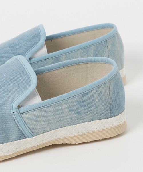 JACKROSE（ジャックローズ）の「メッシュ＆デニム2WAYスリップオン（スリッポン・メンズ・ホワイト/ブラック/サックスブルー・M/L）」の9枚目の写真