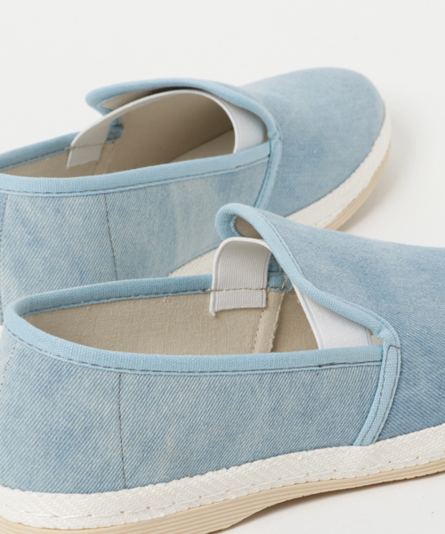 JACKROSE（ジャックローズ）の「メッシュ＆デニム2WAYスリップオン（スリッポン・メンズ・ホワイト/ブラック/サックスブルー・M/L）」の10枚目の写真