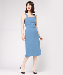 N.（N. Natural Beauty Basic） | ２WAYビスチェストレートラインワンピース(ワンピース)