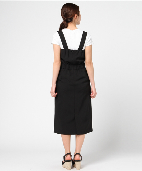 N.（N. Natural Beauty Basic）（エヌエヌナチュラルビューティーベーシック）の「２WAYビスチェストレートラインワンピース（ワンピース・レディース・ブルー/ブラック・MEDIUM）」の5枚目の写真