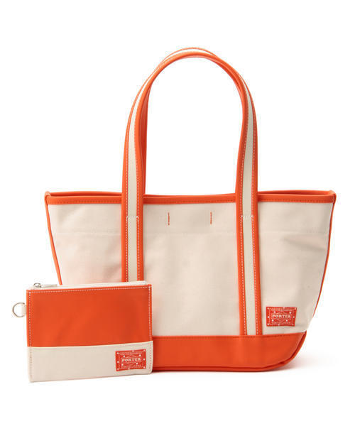 PORTER（ポーター）の「PORTER GIRL BOYFRIEND TOTE SMALL <B印 YOSHIDA SELECT>（トートバッグ・レディース・カーキ/ワイン/オレンジ/グリーン系その他/イエロー/ネイビー/ブラック・ONE SIZE）」の7枚目の写真
