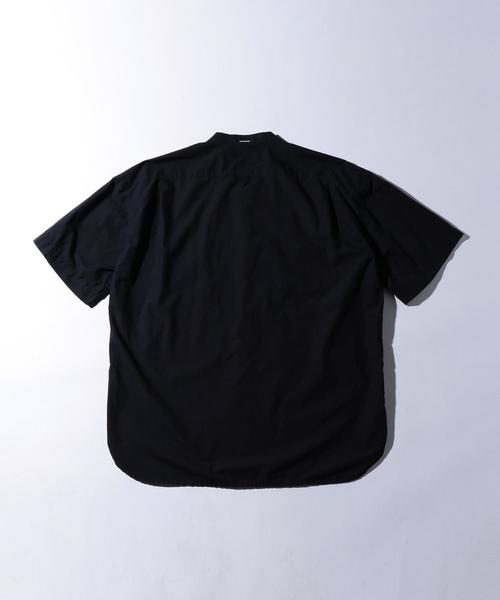 MHL.（エムエイチエル）の「＜MHL.＞ 16 POP N/C SSL/シャツ ◆（シャツ/ブラウス・メンズ・ホワイト/ネイビー・LARGE/MEDIUM）」の8枚目の写真