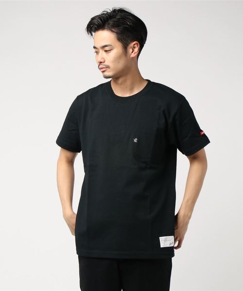 GRANDE FOOTBALL PRODUCTS(グランデフットボールプロダクツ)の「【GRANDE/グランデ】gfp EMBROID POCKET Tシャツ(Tシャツ/カットソー・メンズ・ヘザーグレー/ホワイト/ネイビー/ブラック・L/S/M/XL)」の2枚目の写真