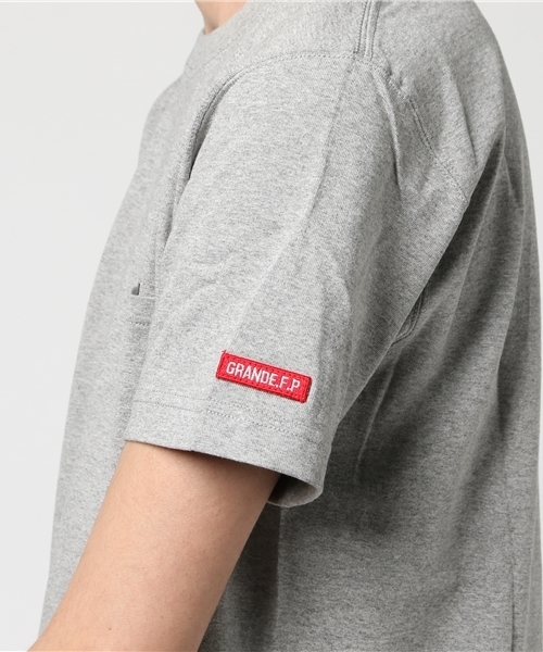 GRANDE FOOTBALL PRODUCTS(グランデフットボールプロダクツ)の「【GRANDE/グランデ】gfp EMBROID POCKET Tシャツ(Tシャツ/カットソー・メンズ・ヘザーグレー/ホワイト/ネイビー/ブラック・L/S/M/XL)」の13枚目の写真