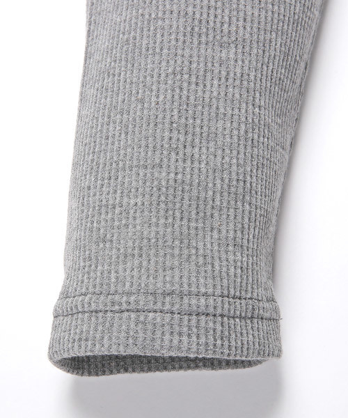 LUXSTYLE（ラグスタイル）の「サーマル無地ヘンリーネックロンT（Tシャツ/カットソー・メンズ・ブラック/ホワイト/杢グレー・XL/M/L）」の20枚目の写真