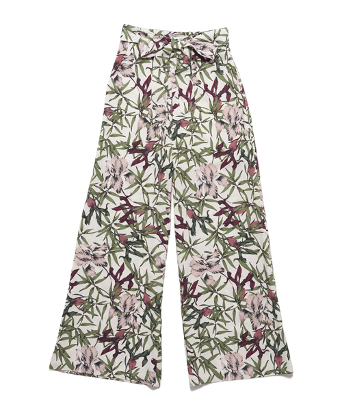 LAYMEE（レイミー）の「Fell wide pants / フェルワイドパンツ（その他パンツ・レディース・ブルー/アイボリー・FREE）」の8枚目の写真