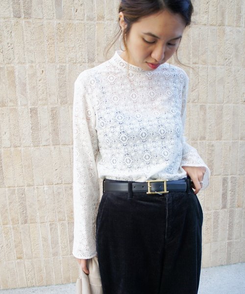 FRAMeWORK(フレームワーク)の「レーススタンドカラーブラウス◆(シャツ/ブラウス・レディース・ホワイト・FREE)」の13枚目の写真