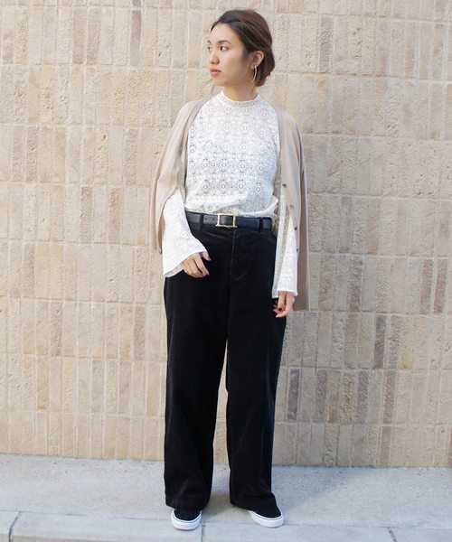 FRAMeWORK(フレームワーク)の「レーススタンドカラーブラウス◆(シャツ/ブラウス・レディース・ホワイト・FREE)」の11枚目の写真