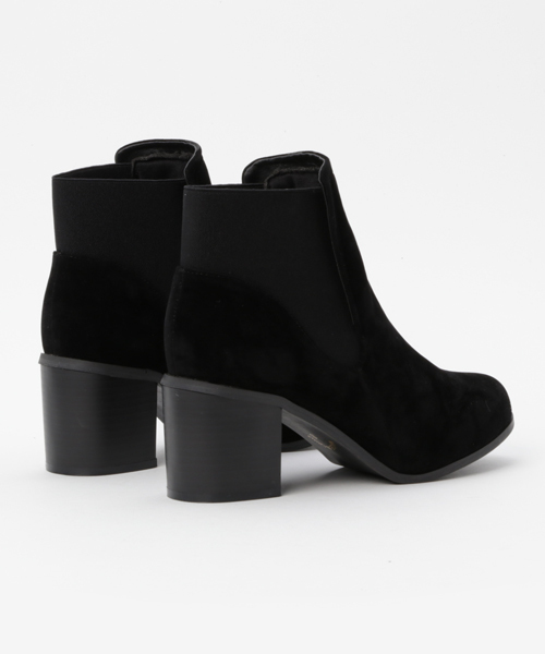 KOBE LETTUCE(コウベレタス)の「バックゴアデザインショートブーツ(ブーツ・レディース・ブラック/ベージュ/ブラウン/ブラック系その他/キャメル・LL/S/M/L)」の7枚目の写真