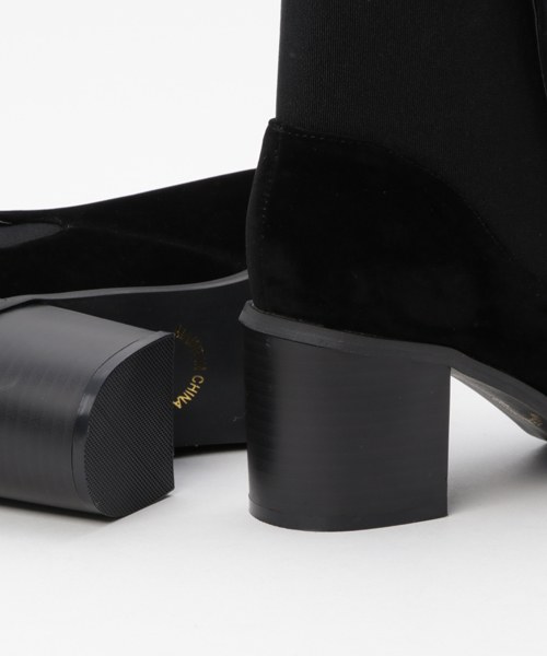 KOBE LETTUCE(コウベレタス)の「バックゴアデザインショートブーツ(ブーツ・レディース・ブラック/ベージュ/ブラウン/ブラック系その他/キャメル・LL/S/M/L)」の8枚目の写真