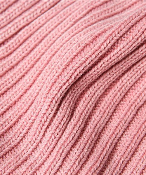 STYLEBLOCK（スタイルブロック）の「カラーフェードリブ編みワッチキャップ（ニットキャップ/ビーニー・メンズ・ベージュ/ピンク/ブルー/チャコール・FREE）」の6枚目の写真