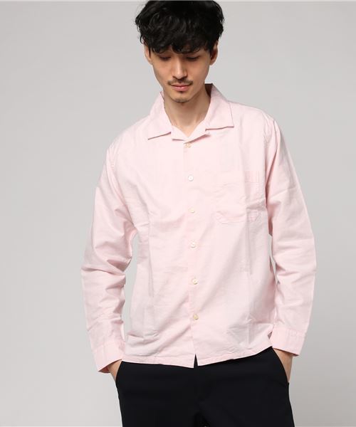 SpinnerBait（スピナーベイト）の「【SPINNER BAIT】スピナーベイト オックスフォード ボックスシャツ / 8304OX（シャツ/ブラウス・メンズ・ブルー/サックスブルー/ホワイト/イエロー/ピンク・42/44/46/48/40）」の5枚目の写真