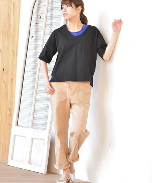 rps（アールピーエス）の「ベイカーパンツ（その他パンツ・レディース・ブラック/ベージュ/カーキ・M）」の3枚目の写真