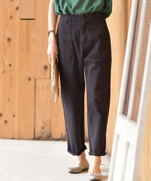 rps（アールピーエス）の「ベイカーパンツ（その他パンツ・レディース・ブラック/ベージュ/カーキ・M）」の2枚目の写真