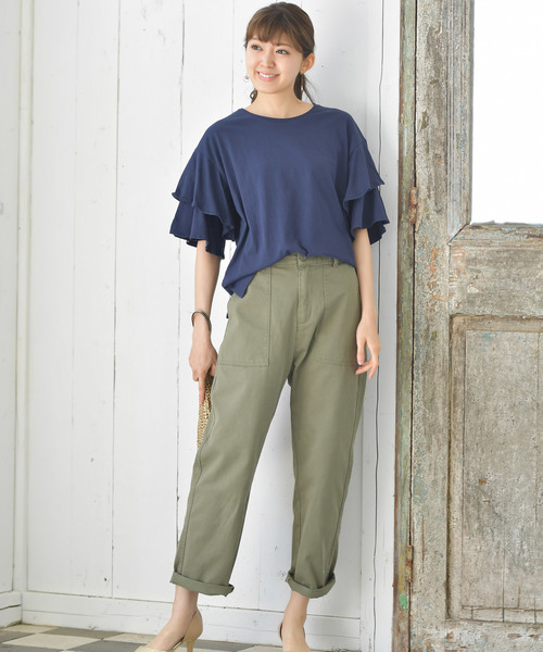 rps（アールピーエス）の「ベイカーパンツ（その他パンツ・レディース・ブラック/ベージュ/カーキ・M）」の19枚目の写真