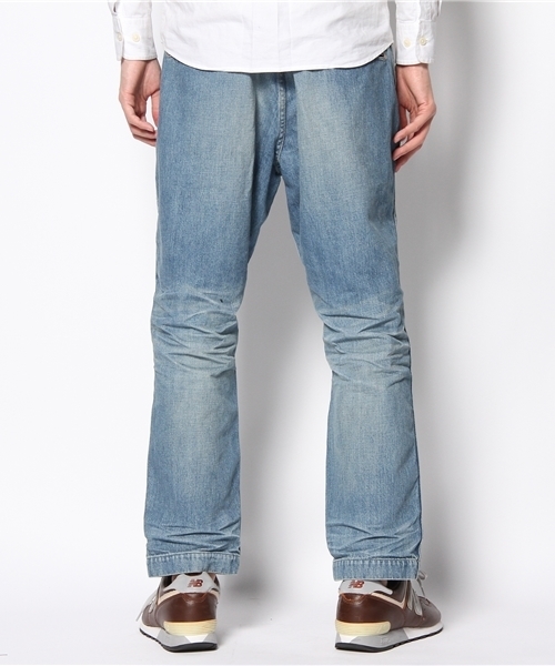 Sanca（サンカ）の「Sanca/12.5OZ DENIM CROPPED MILITARY（デニムパンツ・メンズ・インディゴブルー・1/2/3）」の3枚目の写真