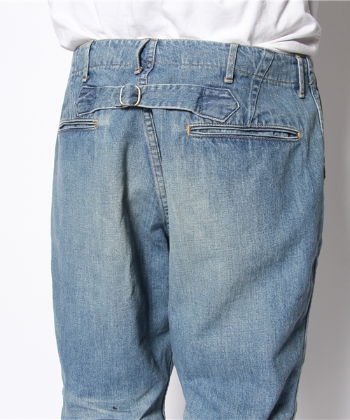 Sanca（サンカ）の「Sanca/12.5OZ DENIM CROPPED MILITARY（デニムパンツ・メンズ・インディゴブルー・1/2/3）」の5枚目の写真