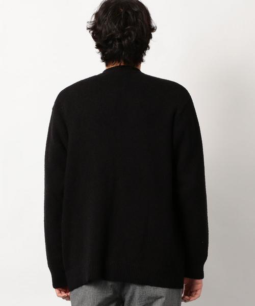 green label relaxing（グリーンレーベルリラクシング）の「SC ブークレムジイージー カーディガン ◆（カーディガン/ボレロ・メンズ・ブラック/ネイビー/ターコイズブルー・S/M/L）」の12枚目の写真