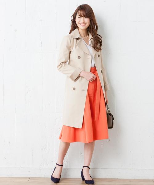 組曲 クミキョク の 撥水加工 ダブルトレンチ ロングコート トレンチコート Wear 組曲 クミキョク の 撥水加工 ダブルトレンチ ロングコート トレンチコート Wear