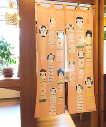 カヤ（カヤ）の「【カヤ】日本の民芸暖簾（インテリア雑貨）」