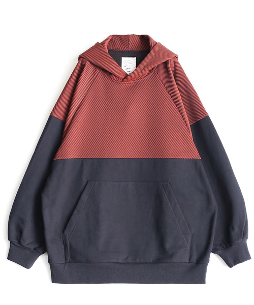 SHAREEF（シャリーフ）の「TWILL KNITTED SWICTING HOODIE（パーカー