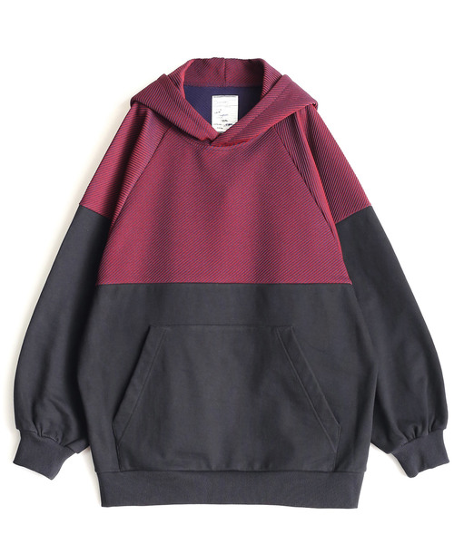 SHAREEF（シャリーフ）の「TWILL KNITTED SWICTING HOODIE（パーカー