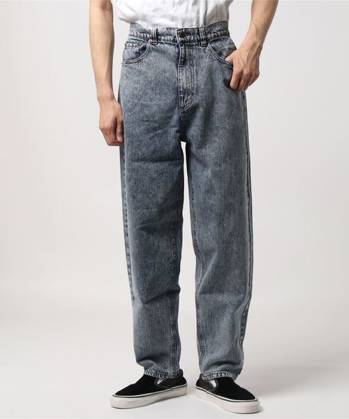 おしゃれスタ(オシャレスタ)の「ルーズシルエットデニムパンツ(IR)(デニムパンツ・メンズ・サックスブルー/ブルー系その他・M/L/XL)」の6枚目の写真