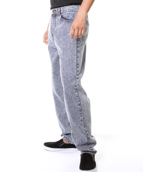 おしゃれスタ(オシャレスタ)の「ルーズシルエットデニムパンツ(IR)(デニムパンツ・メンズ・サックスブルー/ブルー系その他・M/L/XL)」の10枚目の写真