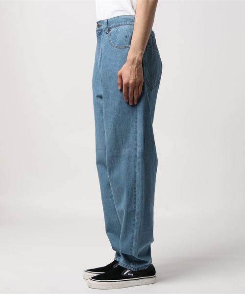 おしゃれスタ(オシャレスタ)の「ルーズシルエットデニムパンツ(IR)(デニムパンツ・メンズ・サックスブルー/ブルー系その他・M/L/XL)」の4枚目の写真